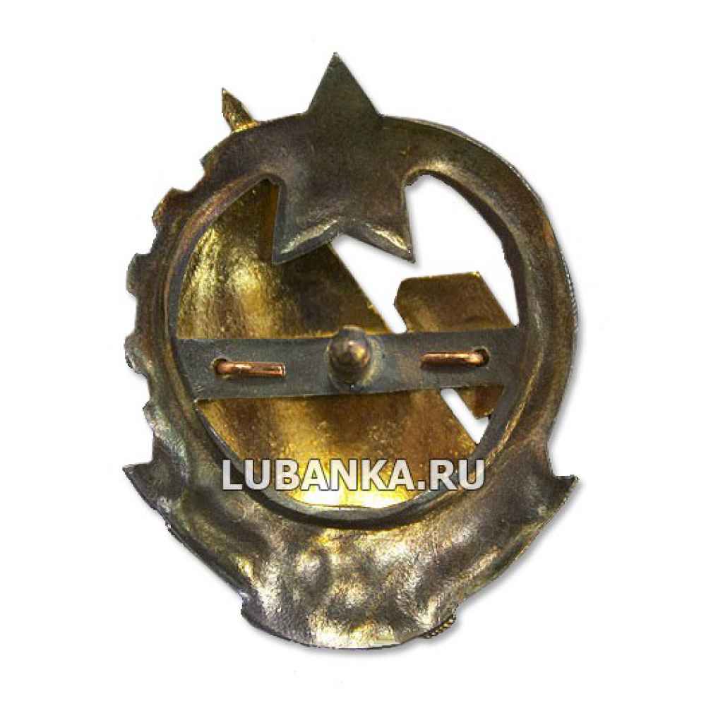 Знак 15 лет Рабоче крестьянской милиции первый тип